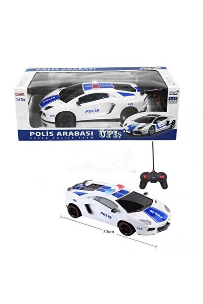 Toysan Kumandalı Polis Arabası Full Fonksiyon Şarjlı Toy-13 25 cm 1:16 Ölçek