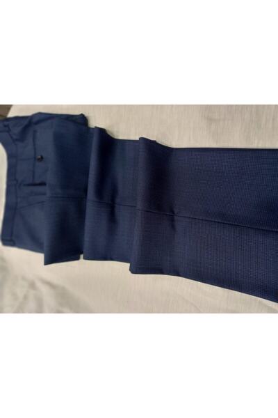 Emin Kumas Giyim Erkek Mavi Mevsimlik Kumaş Pantolon