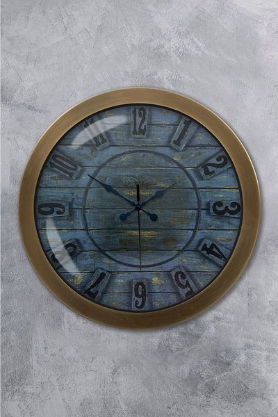 Kasva Concept Gift 36 cm Antique Metal Retro Wall Clock