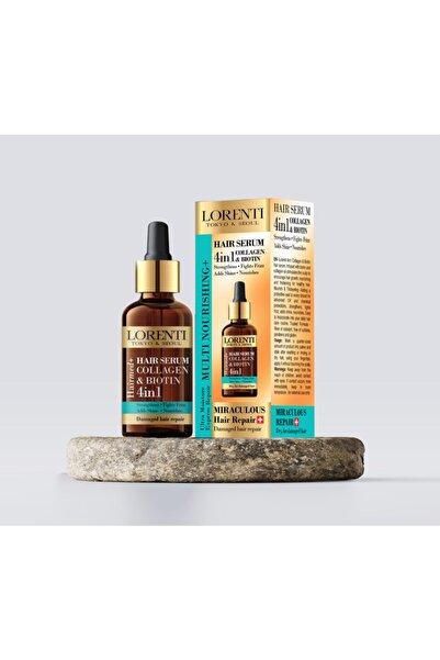 LORENTİ Collagen & Biotin Besleyici, Pürüzsüzleştirici, Onarıcı Saç Bakım Ser...