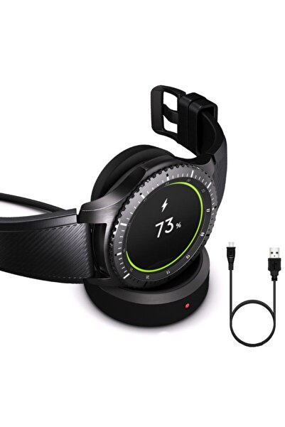 Coverzone Galaxy Watch Şarj Istasyonu Gear S2/s3/s4 Akıllı Saat Usb Şarj Aleti