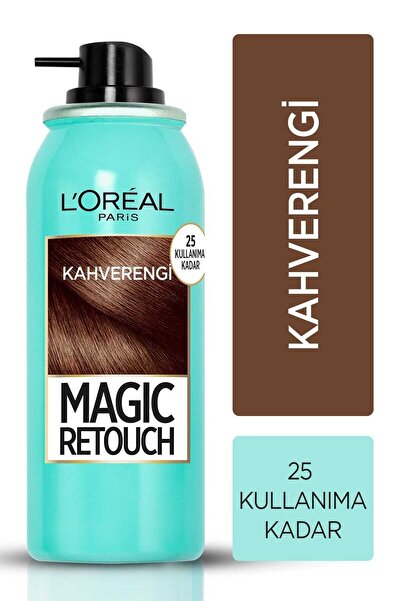 L'Oreal Paris Beyaz Saçlar Için Kapatıcı Kahverengi Saç Spreyi - Magic Retouch 03 Chatain 75 Ml 3600523193356
