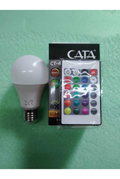 Cata Renkli Kumandalı Rgb Ampul