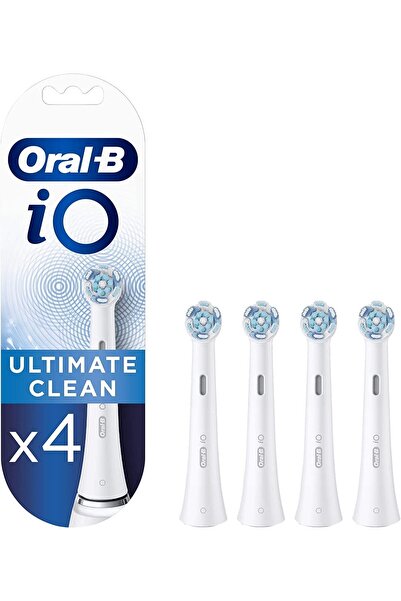 Oral-B Io Ultimate Clean Beyaz Diş Fırçası Yedek Başlığı 4 Adet