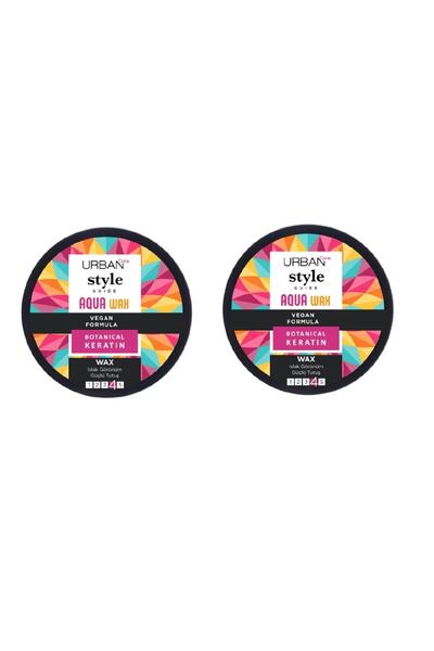Urban Care Style Guide Aqua Wax 4 Islak Görünüm Güçlü Tutuş Wax 100ml X 2 Adet