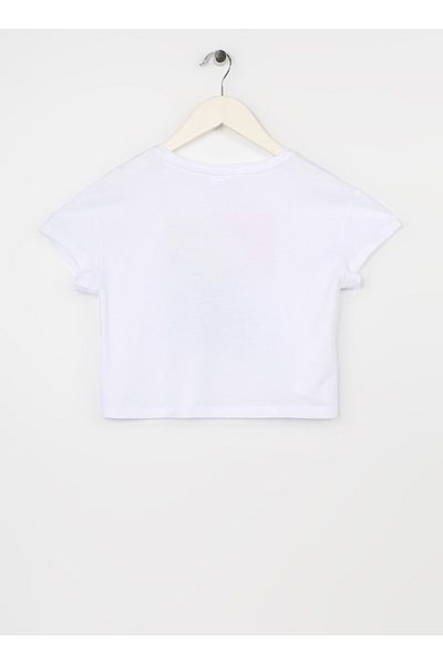 U.S. Polo Assn. Κοριτσίστικο μπλουζάκι με λευκή στάμπα