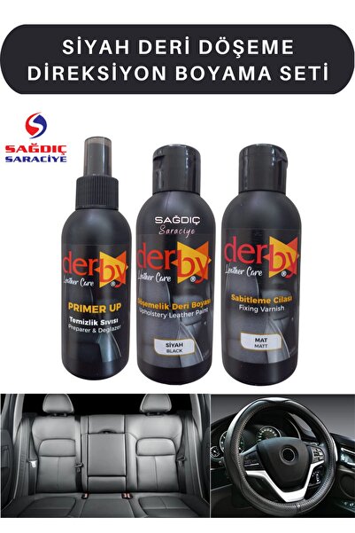 Sağdıç Saraciye 3' Lü Oto Direksiyon Deri Döşeme Boyama Seti