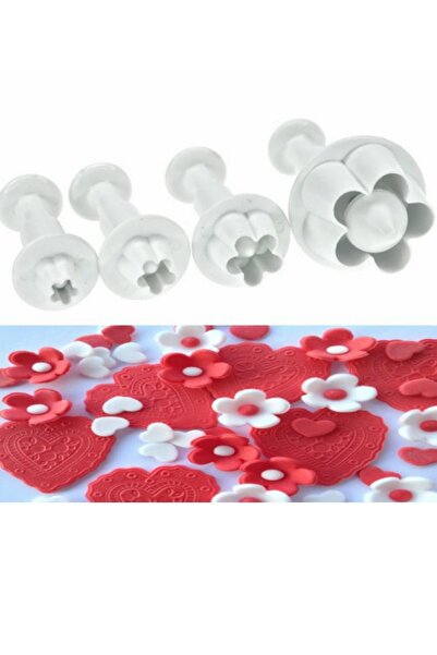 ELGALA Flower-daisy Push-Pull Set of 4