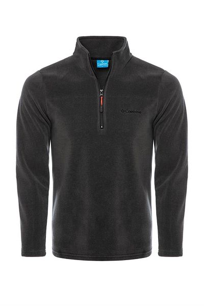 MAXIMILLIAN Ανδρικό Fleece Ανθρακί Χρώμα Μισό φερμουάρ γιακά Bato Fleece εξωτερικού χώρου