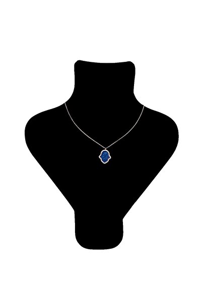 BK Design Fatıma'nın Eli Hamsa 925 Ayar Gümüş Kolye