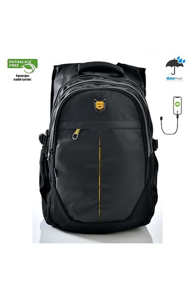 Konfores 1553-2235 Unisex Σχολική τσάντα πλάτης ανατομικής νυχτερίδας