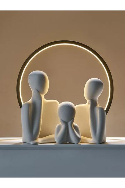 Minima Art Studio Dekoratif Aile Obje Biblo Set