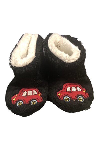 BİLGENS BUTİK Παιδικές χειμερινές παντόφλες με φιγούρες αυτοκινήτου