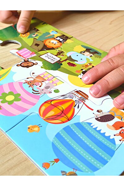 DoerKids Kademeli Taşıtlar Puzzle | Eğitici Puzzle 30 Parça 4 In 1 Puzzle. 2 Yaş