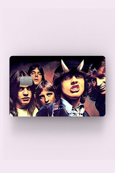 Namgo Acdc - ملصق طلاء البطاقة