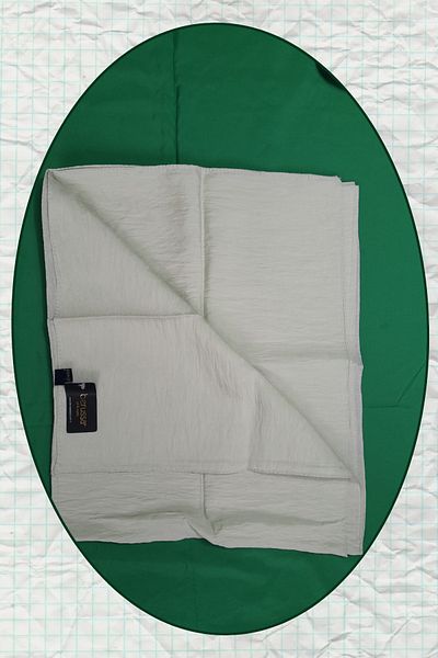 Berussa Jazz Shawl White 70x185