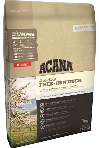 Acana Singles Free-run Duck Ördekli Köpek Maması 2 Kg