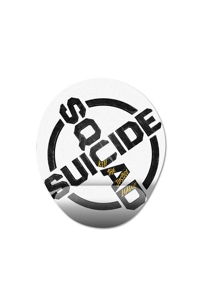 Pixxa نموذج لوحة الماوس Suicide Squad: Kill The Justice League مع دعم المعصم - 2 بيضاوي