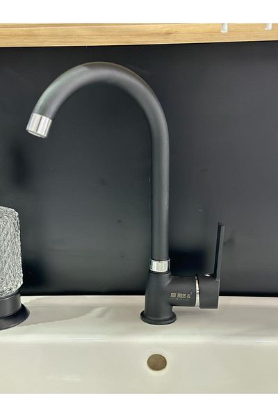 Nefa New Brass Matte Black Sink Mixer