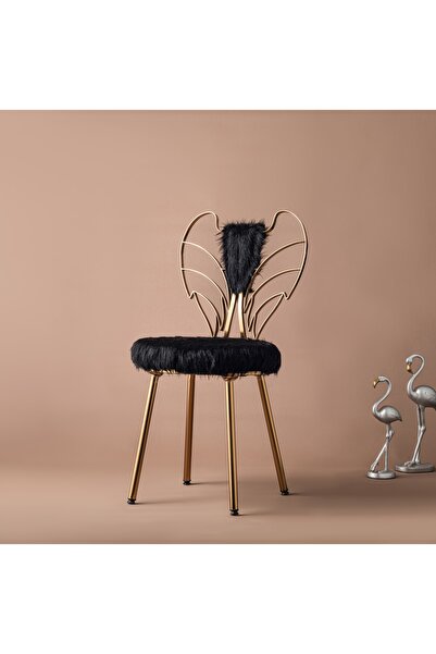 VOVOKO Gold Melek Melek Sandalye Angel Sandalye Makyaj Sandalyesi