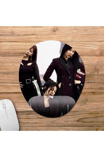 Pixxa موديل لوحة ماوس مع مسند للمعصم من Dreamcatcher - 2 بيضاوي