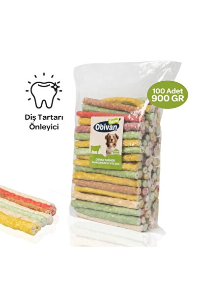 obivan Renkli Munchy Çubuk 12 Cm 9 Gr 100 Adet