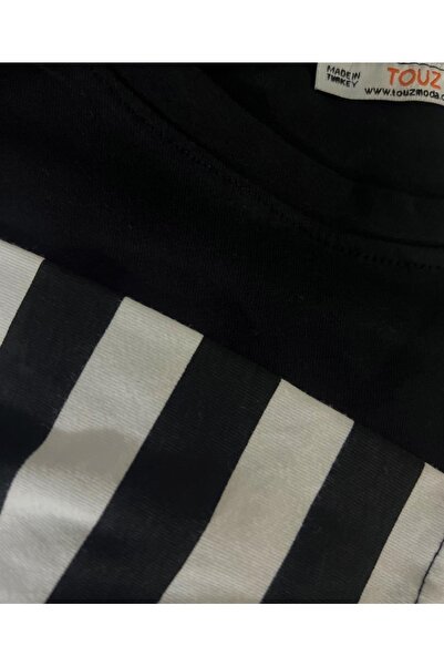 Touz Μαύρο μπλουζάκι Unisex με τυπωμένο λογότυπο Linkin Park - Ψεύτικα μανίκια