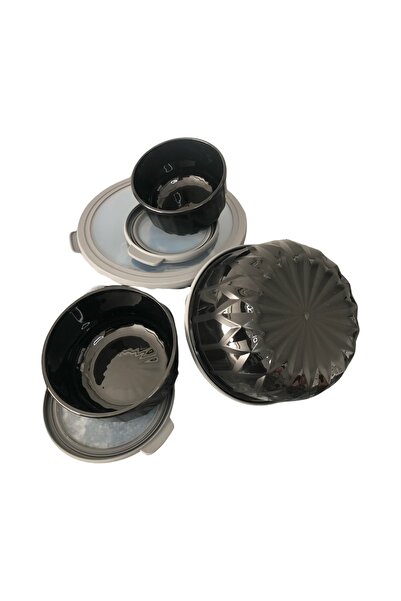 VİP AHMET Vacuum Storage Container Set of 4 Diamond