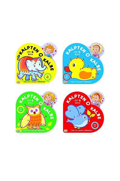 0-6 Yaş Yayınları Coloring and Activity Books for 3-6 Years Old Children Set ...