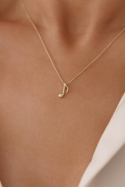 ALTINTAŞ KUYUMCULUK Minimal Nota Altın Kolye