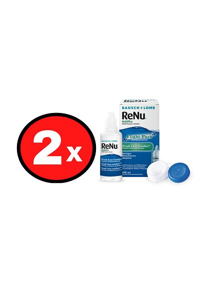 Renu Multiplus Multi-Purpose Solution 100 ml 2 Pieces