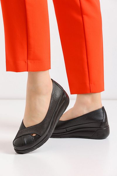 en7 Loafer negru pentru femei 1051