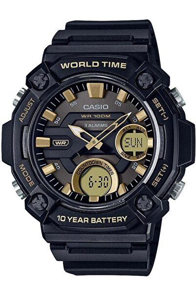 Casio ساعة يد Aeq-120w-9avdf الجديدة مع الصندوق الأصلي مع ضمان لمدة عامين