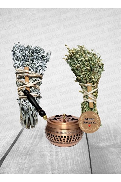 bakbu natural Bakır Tütsülük,tütsü Tava No:15 , Demet Üzerlik Ve Ada Çayı Tüt...