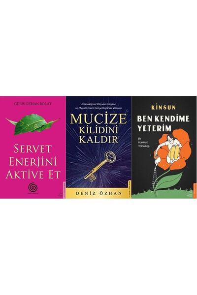 Destek Yayınları Servet Enerjini Aktive Et + Mucize Kilidini Kaldır + Ben Ken...