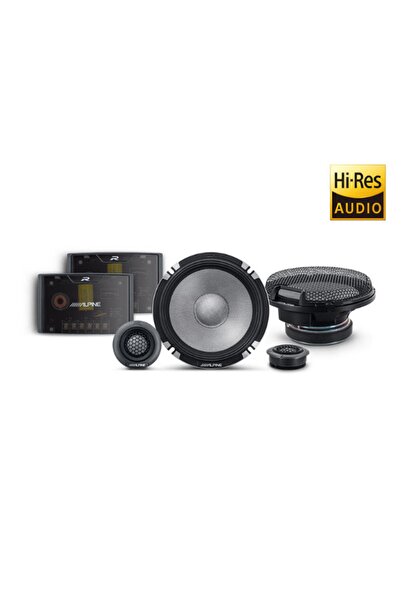 Alpine R2-s652 Eni Nesil 6-1/2" (16,5 Cm) Bileşen 2 Yollu R-serisi Pro Hoparlörler