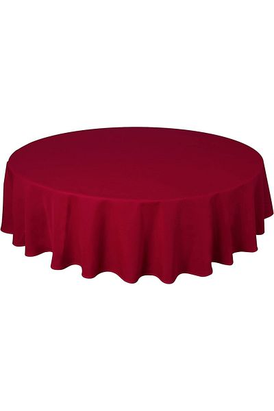 stay home Carefree Round Tablecloth