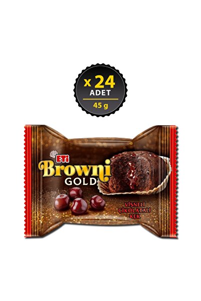 Eti Browni Gold Vişne Soslu Çikolatalı Kek 45 G X 24 Adet