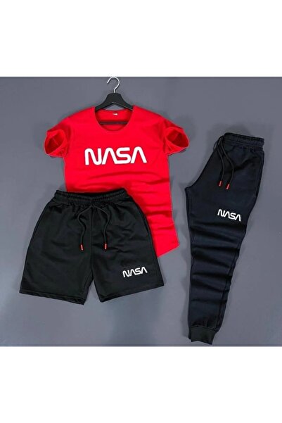 NewCabin Комбінація літніх костюмів унісекс з принтом Nasa