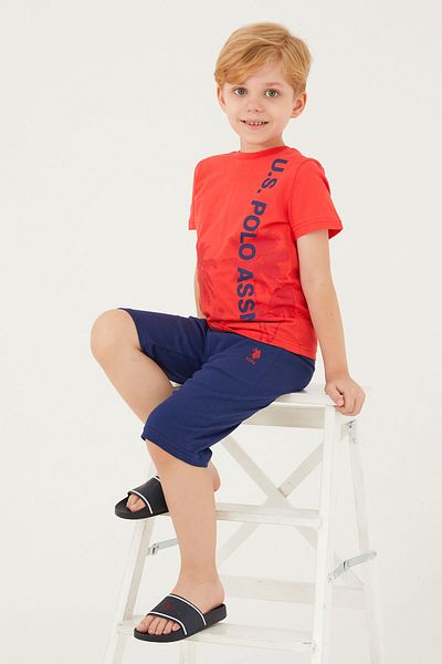 U.S. Polo Assn. Red Boy's Suit