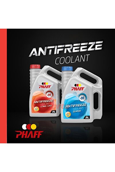 PHAFF Organik Mavi Antifiriz 3l -56 Derece Coolant Süper