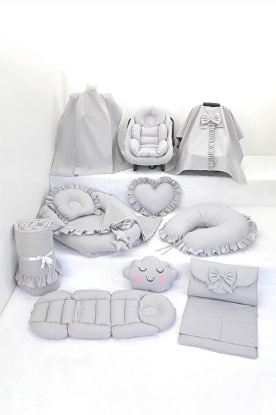 Umaybebek Babynest Puset Örtüsü Alt Açma Emzirme Yastığı Bel Destekli Ana Kuc...
