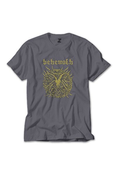Z zepplin Behemoth Goat Pentagram siva majica
