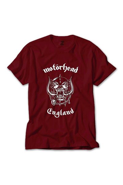 Z zepplin Κόκκινο μπλουζάκι Motörtead England