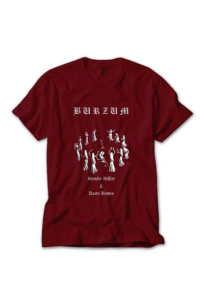 Z zepplin Μπλουζάκι Burzum Graphic Red