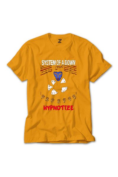 Z zepplin Κίτρινο T-shirt System Of A Down Hypnotize