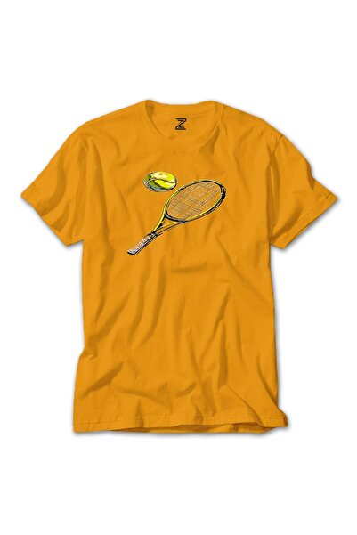 Z zepplin Rachete de tenis Tricou galben clasic