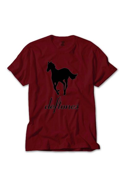 Z zepplin Tricou Roșu Deftones Pony