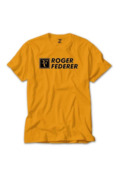 Z zepplin Κίτρινο T-shirt Roger Federer