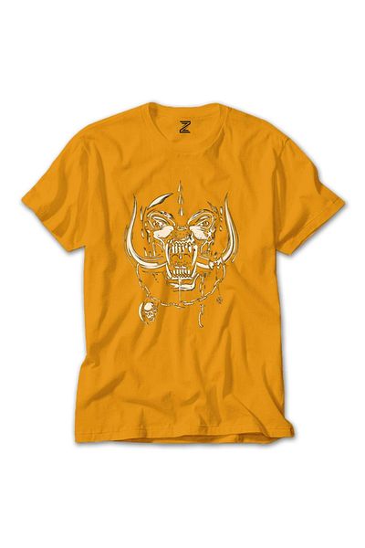 Z zepplin Κίτρινο T-shirt με λογότυπο Motörtead